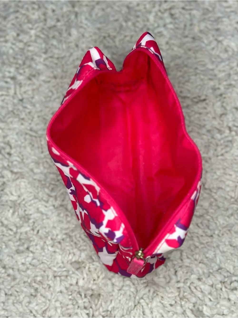 Pink & Purple Leopard Print Cosmetic Pouch